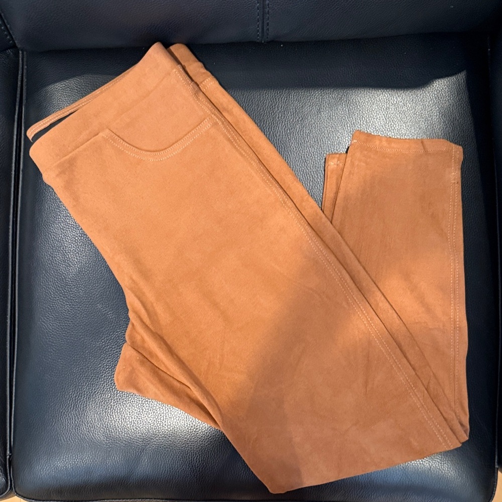 Tan Suede Pants
